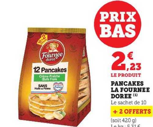 pancakes la fournée dorée