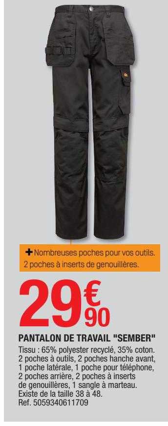 Pantalon De Travail "sember"