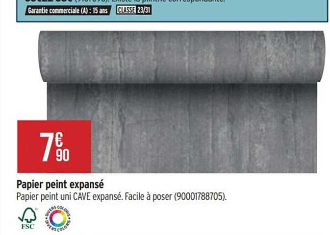 papier peint expansé