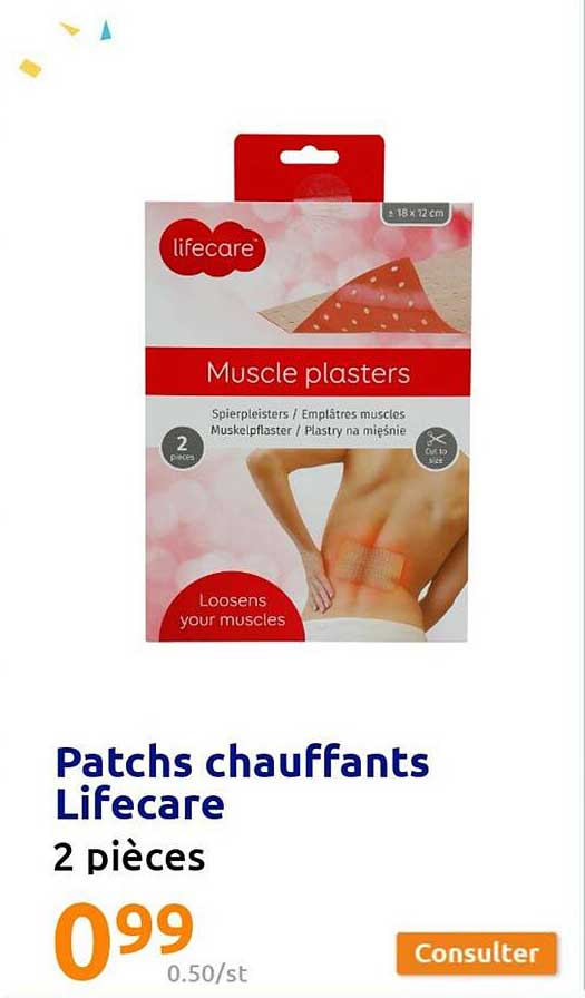 patchs chauffants lifecare