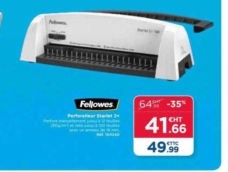perforelieur starlet 2+ fellowes