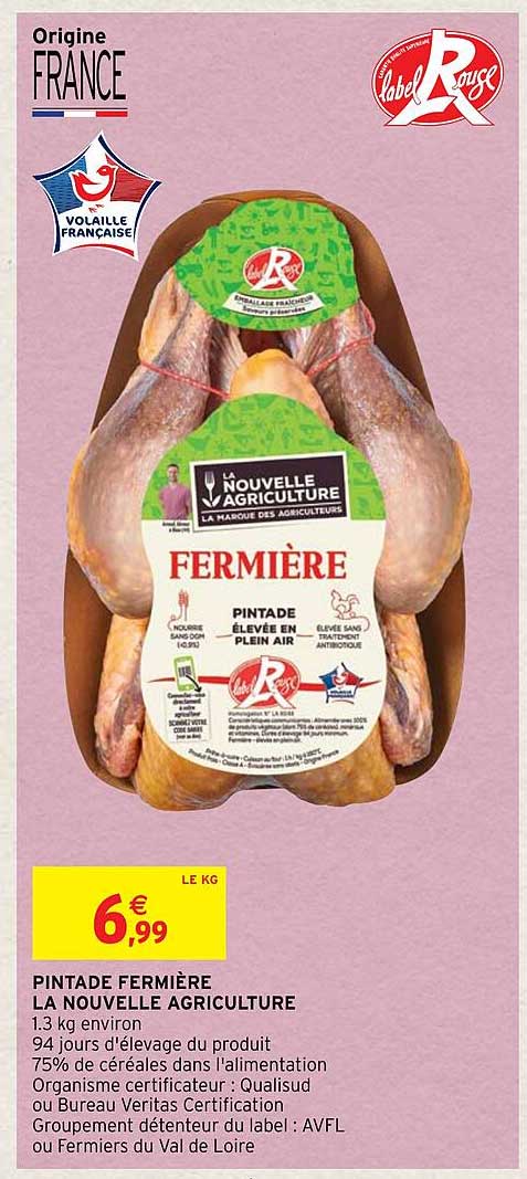 pintade fermière la nouvelle agriculture