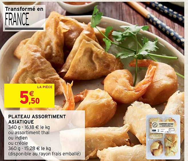 Plateau Assortiment Asiatique