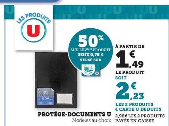 protège-documents u