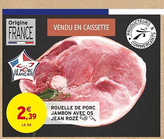 rouelle de porc jambon avec os jean rozé