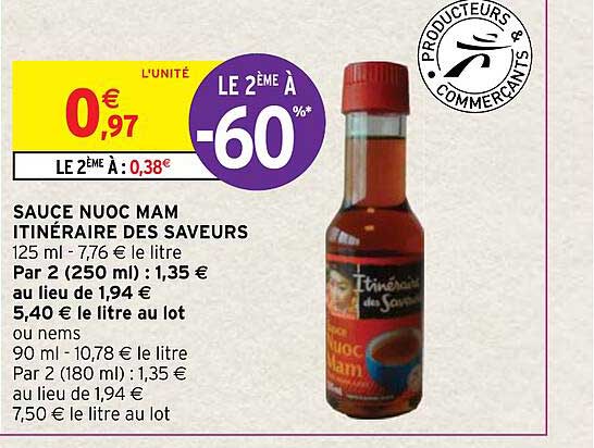 sauce nuoc mam itinéraire des saveurs