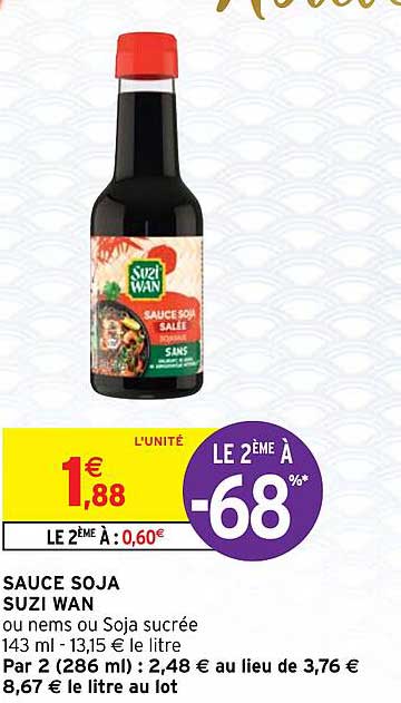 sauce soja suzi wan