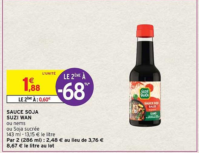sauce soja suzi wan