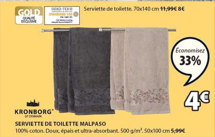 Serviette De Toilette Malpaso Kronborg