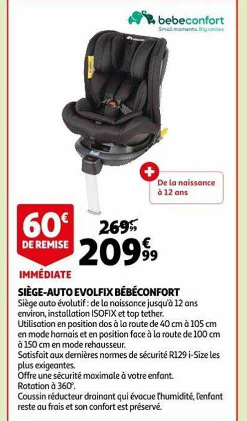 siège-auto evolfix bébéconfort