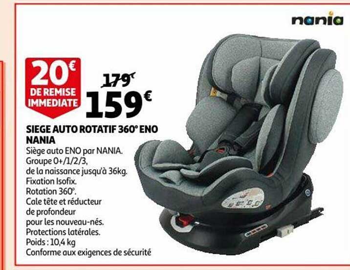 siège auto rotatif 360° eno nania