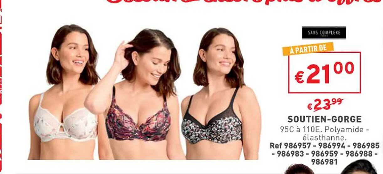 soutien-gorge sans complexe