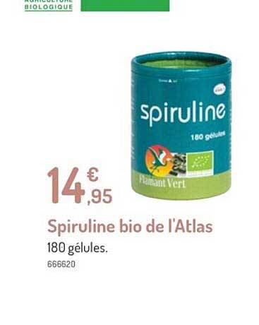 spiruline bio de l'atlas
