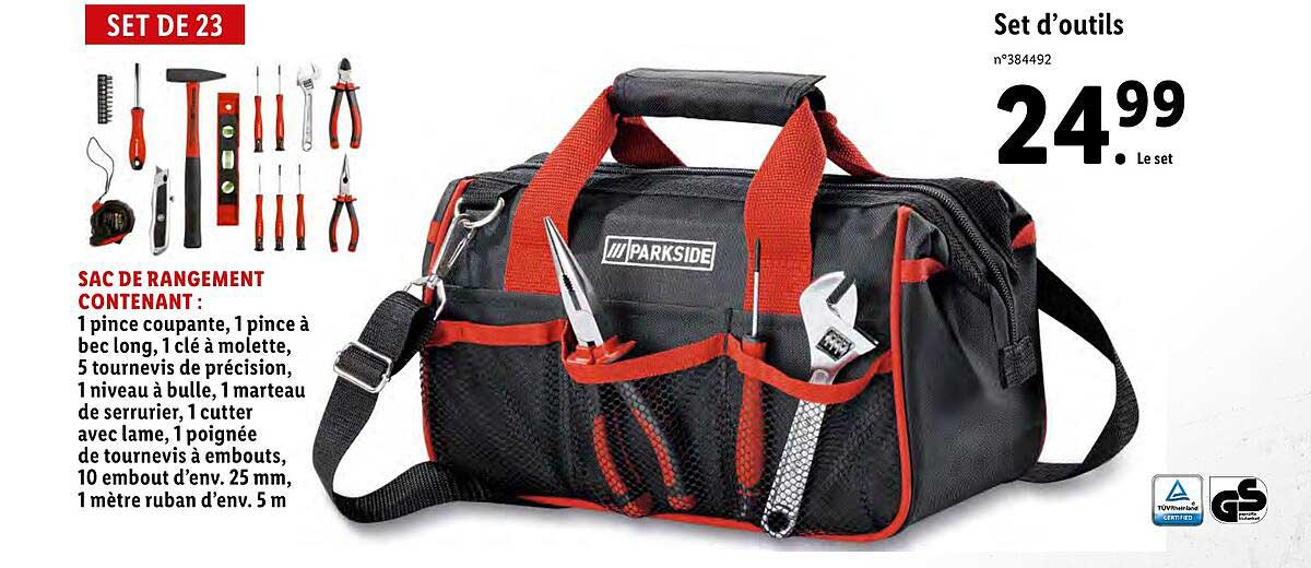 sset d'outils parkside