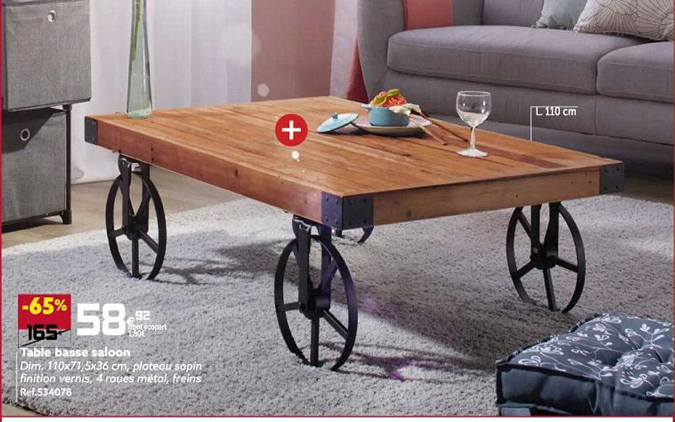 Table Basse Saloon