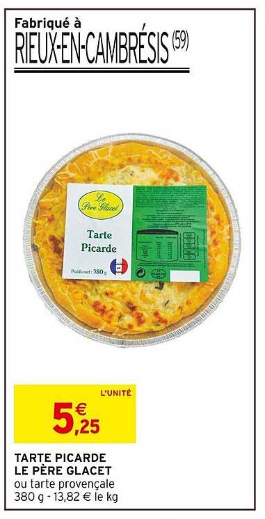 tarte picarde le père glacet