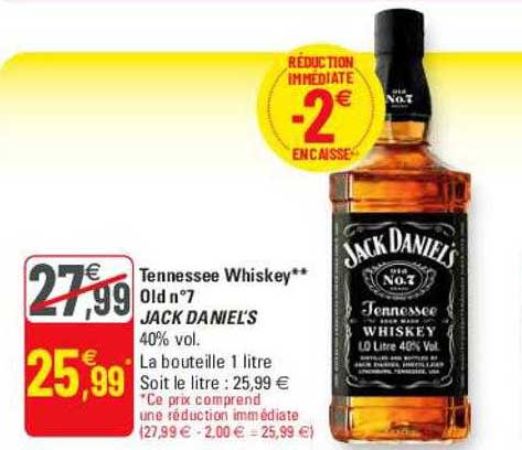 Tennessee Whiskey Old N°7 Jack Daniel's