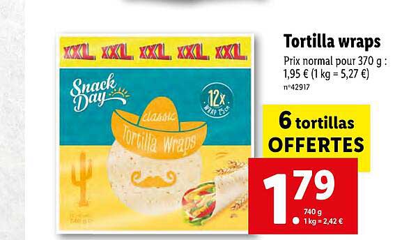 tortilla wraps snack day