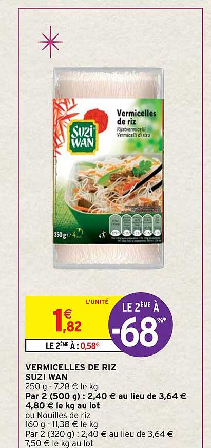 vermicelles de riz suzi wan