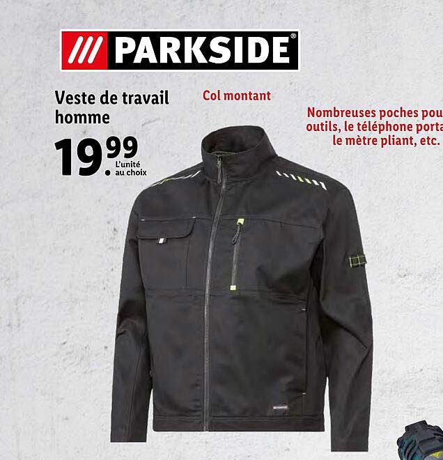 Veste De Travail Homme Parkside