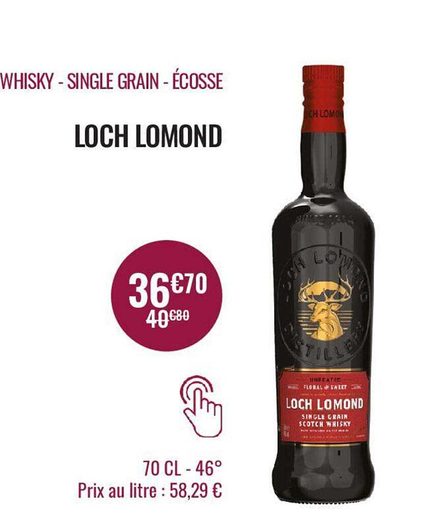 whisky - single grain - écosse loch lomond