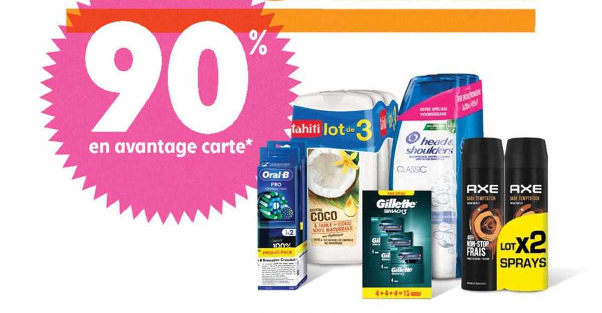 oral-b, tahiti, heads & shoulders, gillette mach3, axe