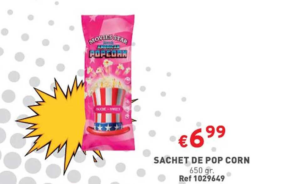 sachet de pop corn