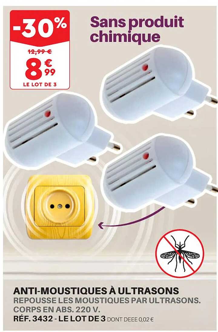 anti-moustiques a ultrasons