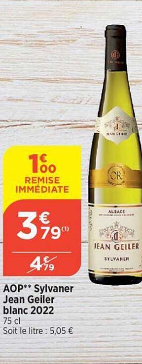 aop sylvaner jean geiler blanc 2022