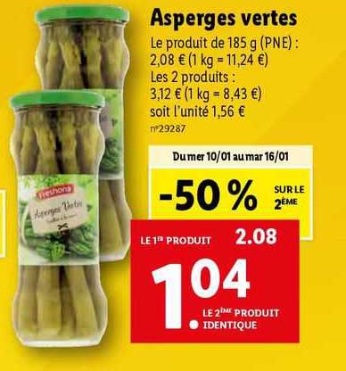 Asperges Vertes