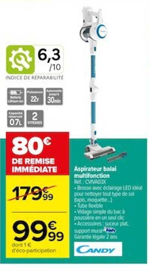 Aspirateur Balai Multifonction Candy