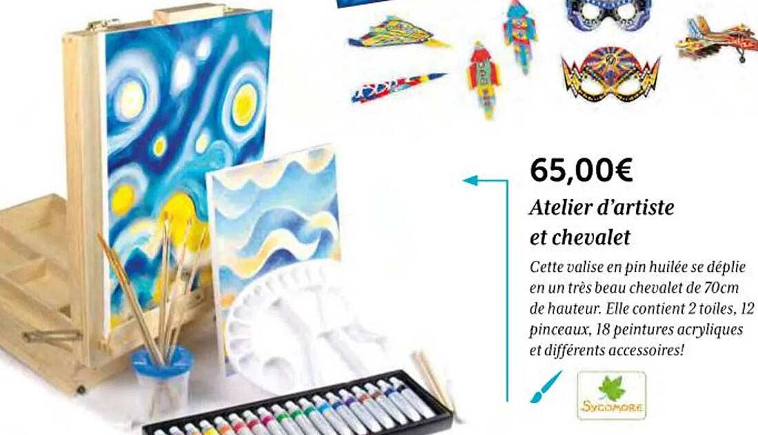 Atelier D'artiste Et Chevalet