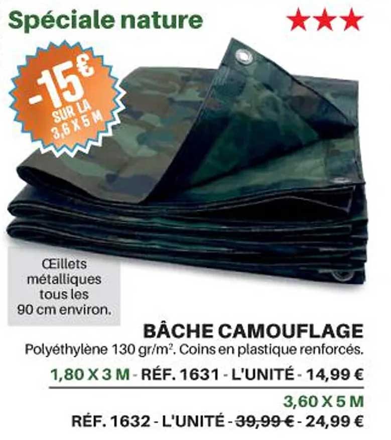 Bâche Camouflage