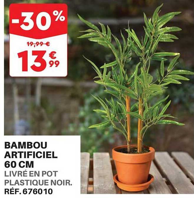 bambou artificiel 60 cm