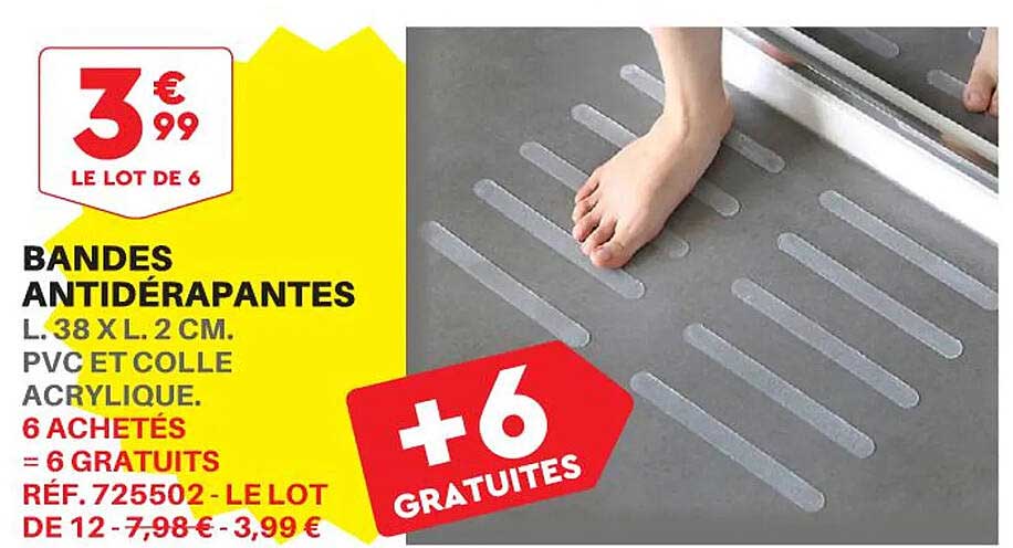 bandes antiderapantes