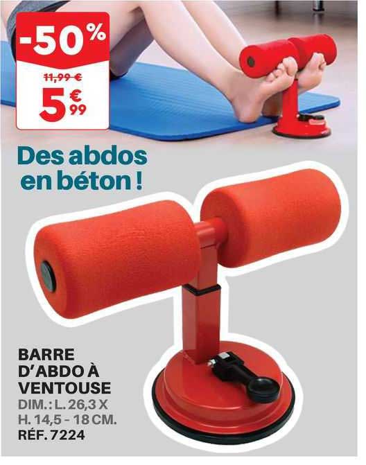 Barre D'abdo A Ventouse