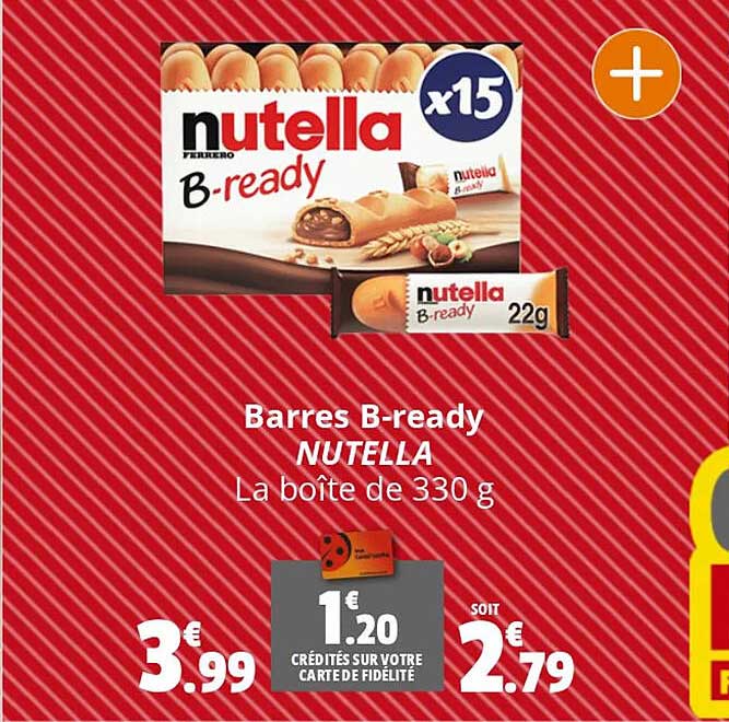 barres b-ready nutella