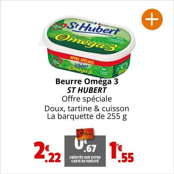beurre oméga 3 st hubert
