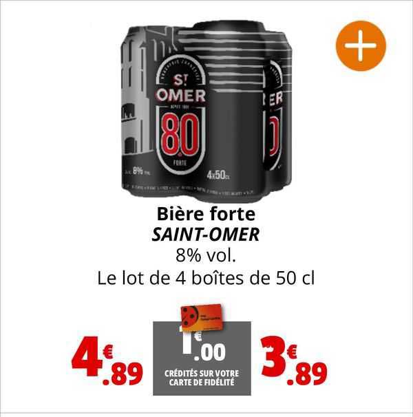 bière forte saint-omer 8% vol.