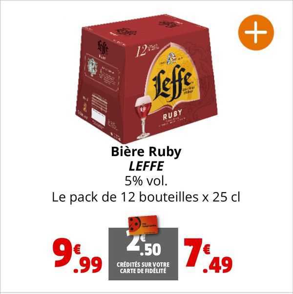 Biere Ruby Leffe