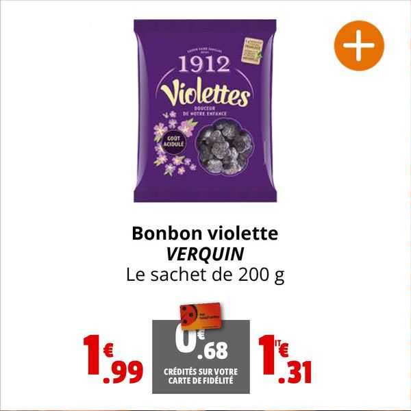 Bonbon Violette Verquin