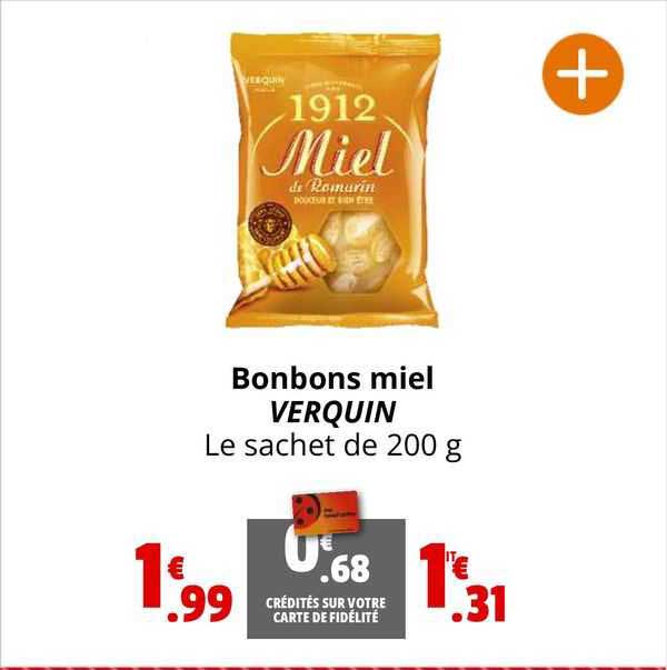 bonbons miel verquin