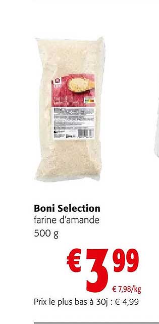 boni selection farine d'amande