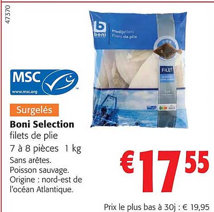 Boni Selection Filets De Plie