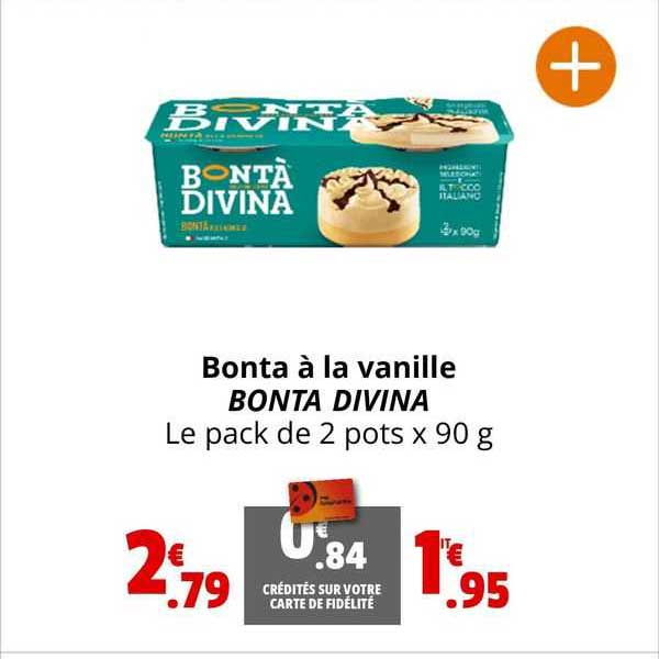 bonta à la vanille bontà divina