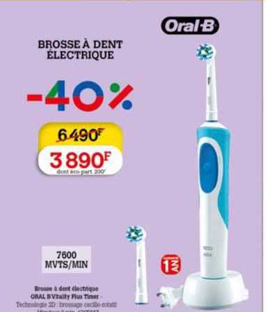 brosse à dent électrique oral-b