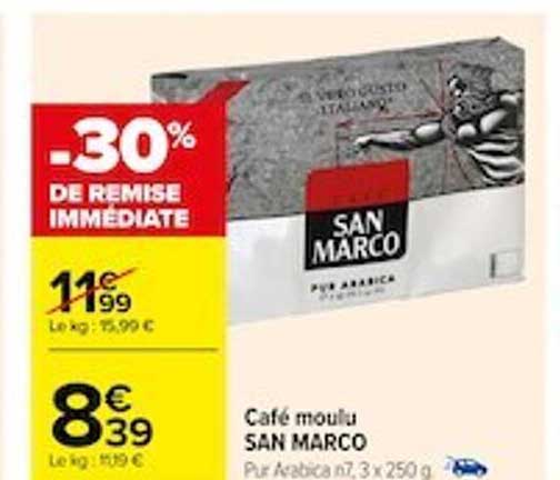 café moulu san marco