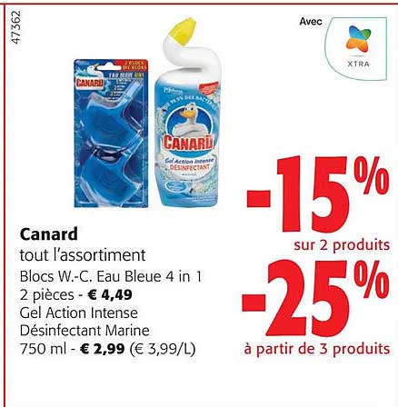 canard tout l'assortiment