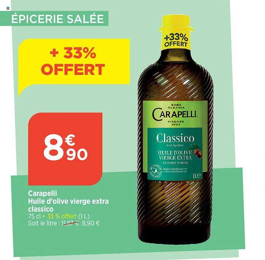 Carapelli Huile D'olive Vierge Extra Classico