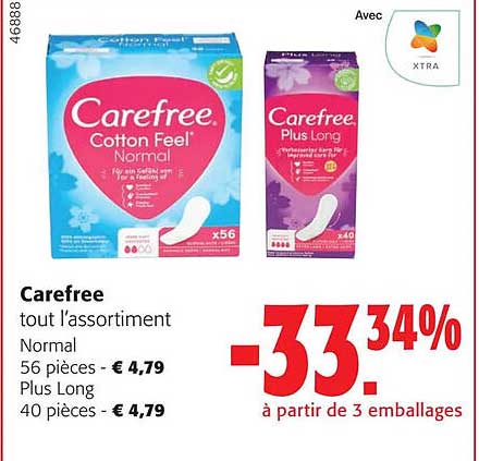 carefree tout l'assortiment